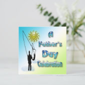 採取-幸せな父の日の招待状 招待状 (スタンド正面)