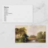 採取: 遊びます魚(キャンバスの油)を 名刺 (正面/裏面)