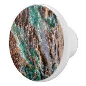 採掘されたターコイズ石 セラミックノブ (右)