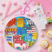 採決 ペーパープレート (パーティー)