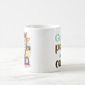 採点紙は私のカーディオの贈り物先生 コーヒーマグカップ (中央)