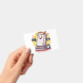 採点紙は私のカーディオの贈り物先生 バッジ (手持ち)