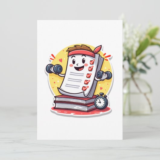 採点紙は私のカーディオの贈り物先生 招待状 (スタンド正面)