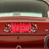 採生きのこハンターおもしろい菌おもしろいオリジナル バンパーステッカー