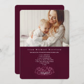 採用された写真の発表 招待状 (正面/裏面)