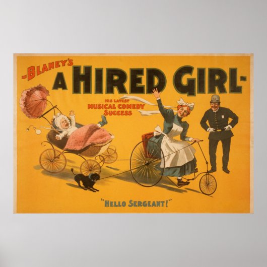 「採用された女の子」コメディサクセスシアターポスター ポスター (正面)