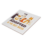 採用され最高のた品種:犬の救助の避難所 タイル (側面)