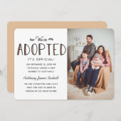 採用した |採用の発表 (正面/裏面)