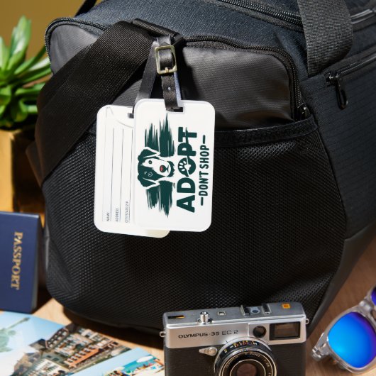 採用しないショップ2 ラゲッジタグ (正面&裏面)