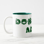 採用しますマグを買物をしないで下さい ツートーンマグカップ (左)