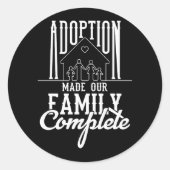 採用によって家族はゴッチャ・デイ・フォストを完遂 ラウンドシール (正面)