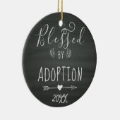 採用によって賛美される-擁護施設は、ギフトを採用します セラミックオーナメント (右)