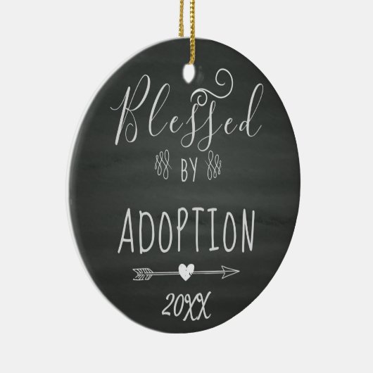 採用によって賛美される-擁護施設は、ギフトを採用します セラミックオーナメント (右)