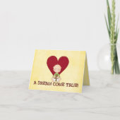 採用のお祝いカード カード (正面)