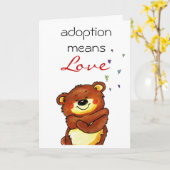 採用のお祝いカード カード (黄色い花)