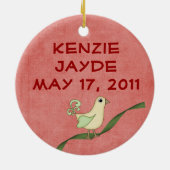 採用のオーナメント セラミックオーナメント (裏面)