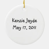 採用のオーナメント セラミックオーナメント (裏面)