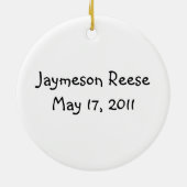 採用のオーナメント セラミックオーナメント (裏面)