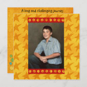 採用のシャワーの招待 招待状 (正面/裏面)