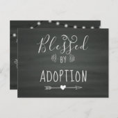 採用のパーティの招待状の発表によって賛美される インビテーションポストカード (正面/裏面)