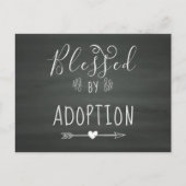 採用のパーティの招待状の発表によって賛美される インビテーションポストカード (正面)