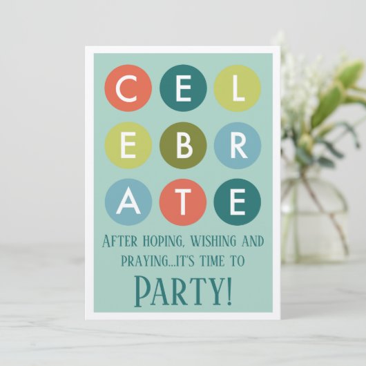 採用のパーティーのモダンは発表を一周します 招待状 (スタンド正面)