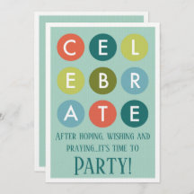 採用のパーティーのモダンは発表を一周します