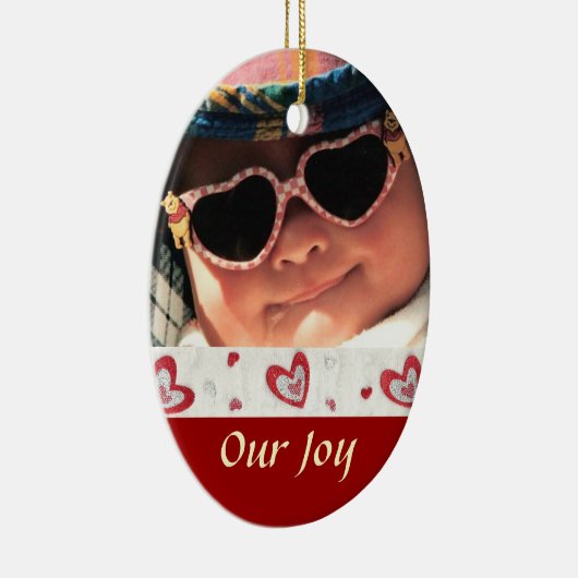 採用の写真の記念品のオーナメント セラミックオーナメント (右)