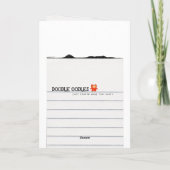 採用の挨拶状 カード (裏面)