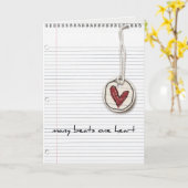 採用の挨拶状 カード (黄色い花)