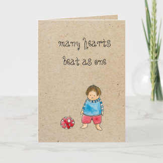 採用の挨拶状 カード