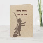 採用の挨拶状 カード (正面)