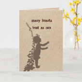 採用の挨拶状 カード (黄色い花)