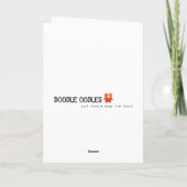 採用の挨拶状 カード (裏面)