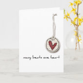 採用の挨拶状 カード (黄色い花)