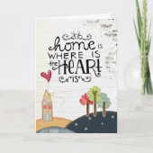 採用の挨拶 カード (正面)