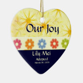 採用の発表の記念品 セラミックオーナメント (右)