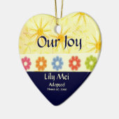 採用の発表の記念品 セラミックオーナメント (左)