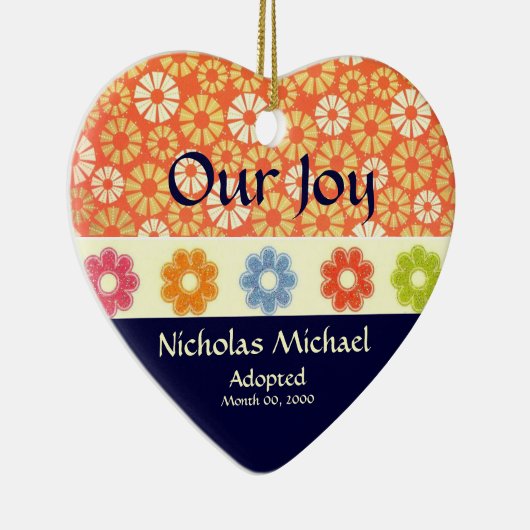 採用の発表の記念品 セラミックオーナメント (右)