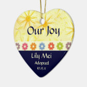 採用の発表の記念品 セラミックオーナメント (左)