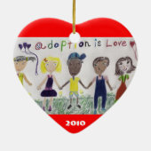 採用は愛オーナメントです セラミックオーナメント (裏面)