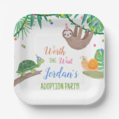 採用を待つ価値パーティー ペーパープレート (正面)