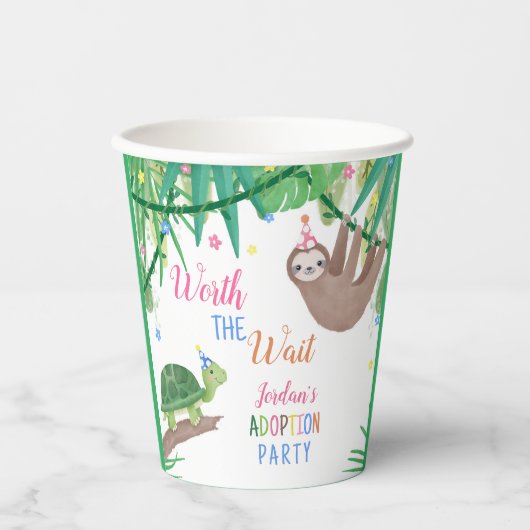 採用を待つ価値パーティー 紙コップ (正面)