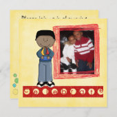 採用シャワーの招待 招待状 (正面/裏面)