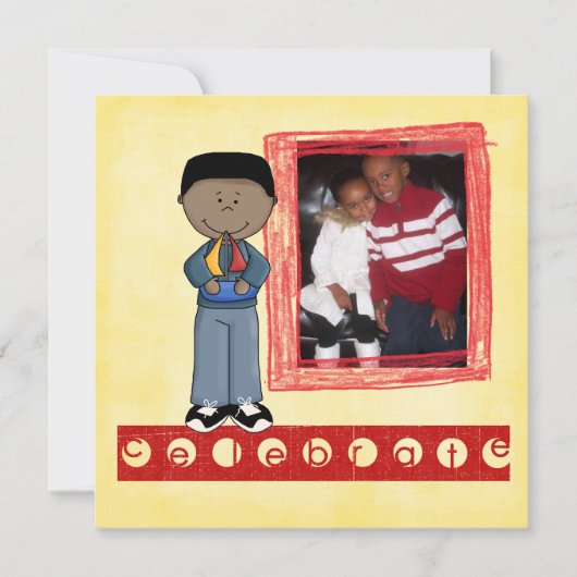 採用シャワーの招待 招待状 (正面)