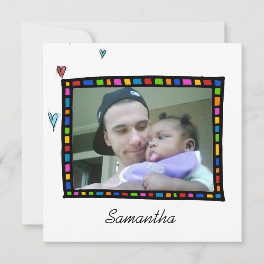 採用シャワーの招待 招待状 (正面)