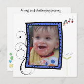 採用シャワーの招待 招待状 (正面/裏面)