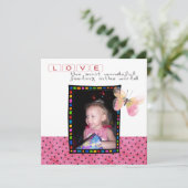 採用シャワー招待状 招待状 (スタンド正面)