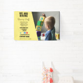 採用スタッフBUSINESSカスタムロゴチラシPoster Ped 横断幕 (インサイチュ)