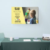 採用スタッフBUSINESSカスタムロゴチラシPoster Ped 横断幕 (トレードショー)